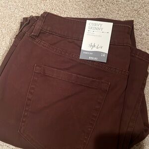 Brand new brown color jeans